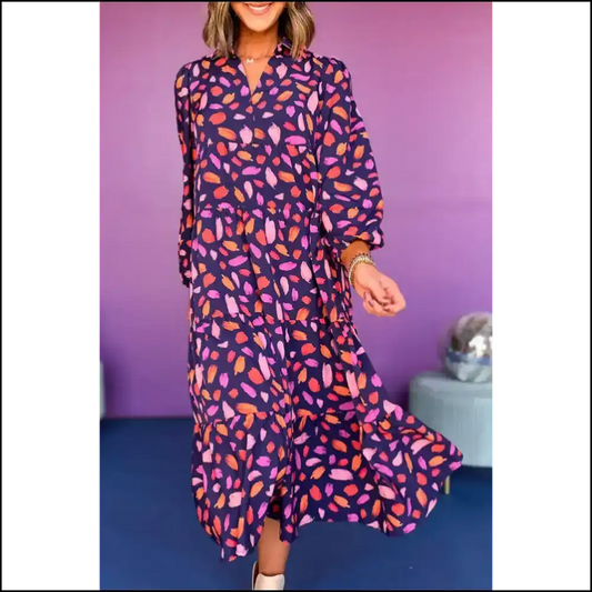 Blue Abstract Print Maxi Dress: from Zero to Heroically Chic 🦸‍♀️ Needful Things / s Dresses