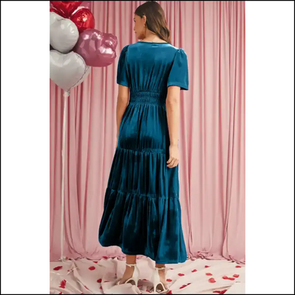Red Dahlia Velvet Dress: so Comfy Youll Forget Pants Exist! Needful Things Maxi Dresses