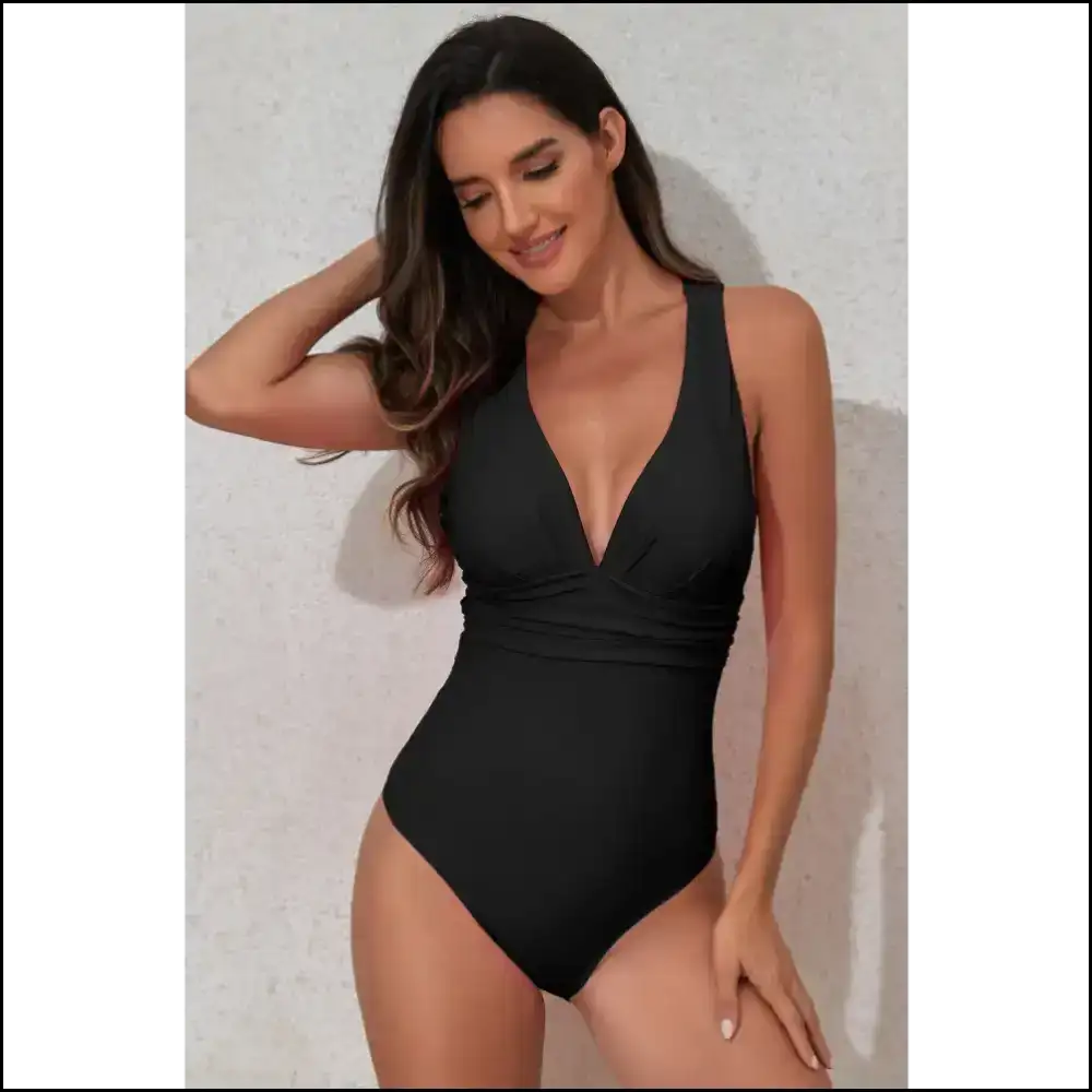 Crisscross Wide Strap Splashdown: Dive Into Sass & Sun with Needful Things! 🌊 one Piece