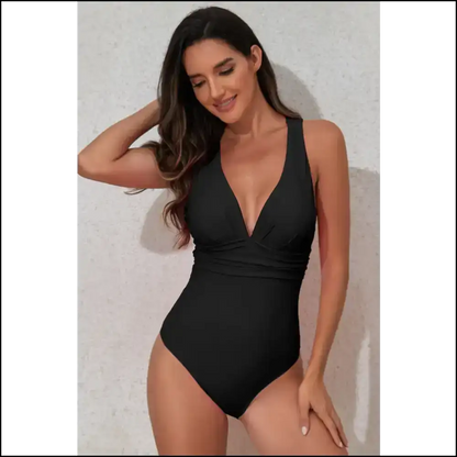 Crisscross Wide Strap Splashdown: Dive Into Sass & Sun with Needful Things! 🌊 one Piece