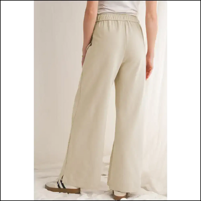Apricot Wide Leg Pants: Pants so Good Theyre Almost Legal 🍑