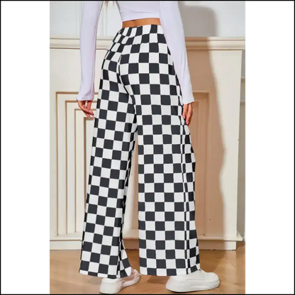 Black Checkered Wide Leg Pants: Pants so Good It’s Criminal 😉 Needful Things