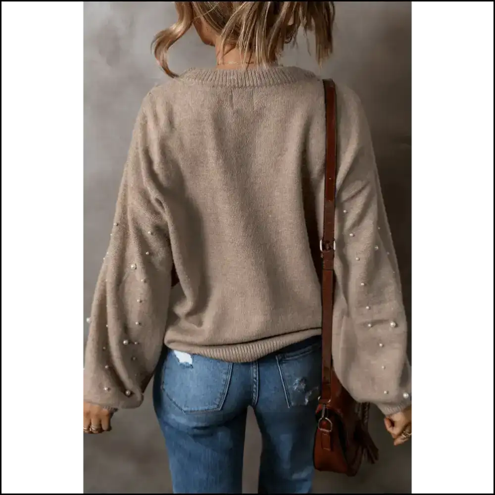 Smoke Show Sweater: Plus Size Pearl Pullover Perfection from Needful Things! 💀 - Sweaters&cardigans