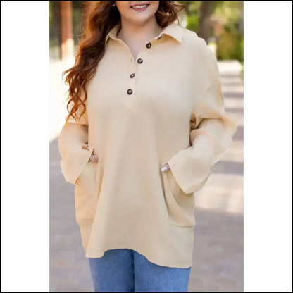 Jet Stream Wfle: Curvalicious Comfort! 😜 Needful Things / 1x Plus Size Tops