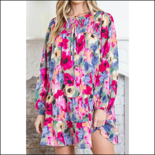 Boho Floral Print Dress: so Cute It’s Practically Illegal 🌼 Needful Things Multicolour / s Short Dresses