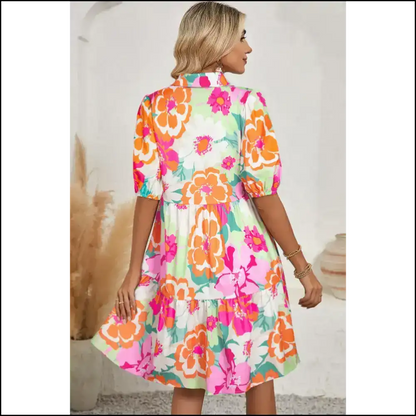 Pink Floral Puff of Babydoll Bliss: Needful Things 🌸 Warning: May Cause Extreme Cuteness Short Dresses