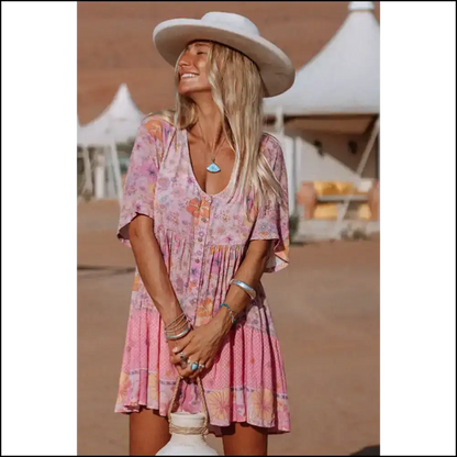 Hibiscus Ruffle Dress: Needful Things’ ?Oops I’m Hot’ Collection 🌺 Short Dresses