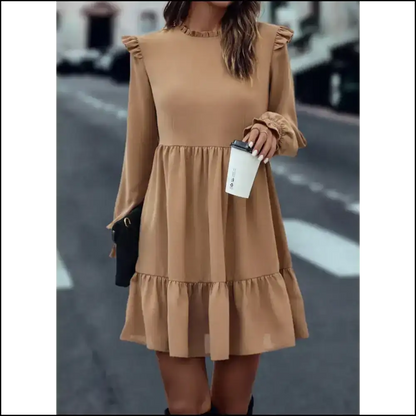 Needful Things: Light French Beige Dress – Dressed to Kill (literally?) 😈 Short Dresses