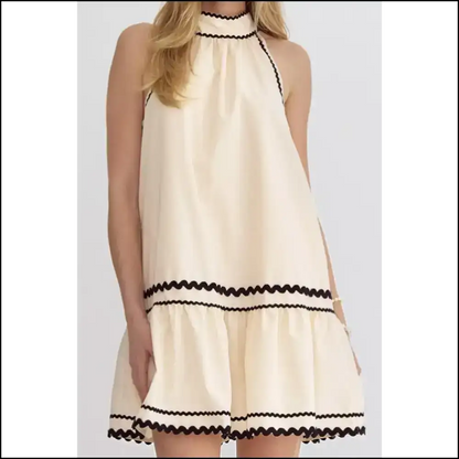 Khaki Get Lucky Mini Dress: Needful Things 🍀 Fab! - s - Short Dresses