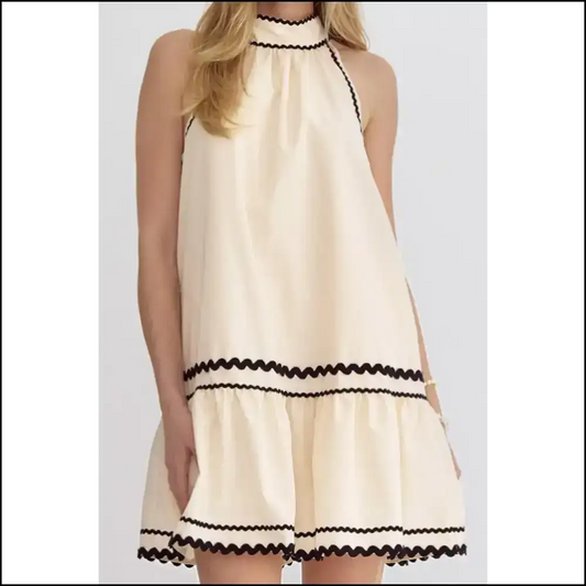 Khaki Get Lucky Mini Dress: Needful Things 🍀 Fab! - s - Short Dresses
