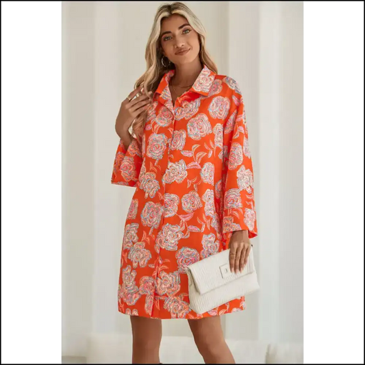 Red Floral Mini Dress: Goddess Mode (needful Things) 😈🌸 / s Short Dresses