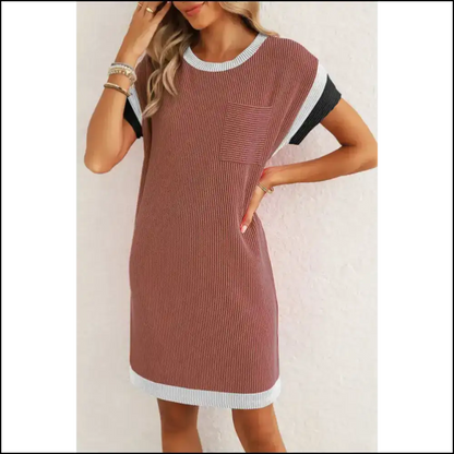 Moonlight Jade Colorblock: Needful Things Slay Dress 💅 Short Dresses