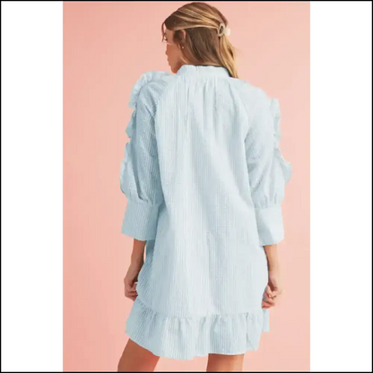Myosotis Seersucker: Dress so Cute It’s Almost Illegal 😈 - Short Dresses