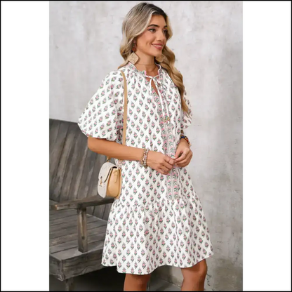 Pink Floral Boho Dress: Curves & Cute Needful Things! 🌸💀 Short Dresses