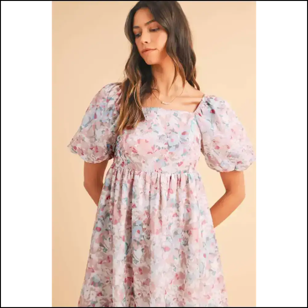 Needful Things: Pink Floral Disaster (but Make it Fashion) 🌸 - Short Dresses