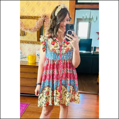 Bohemian Rose Floral: Dress so Good It’s Practically Illegal 🌹 Short Dresses
