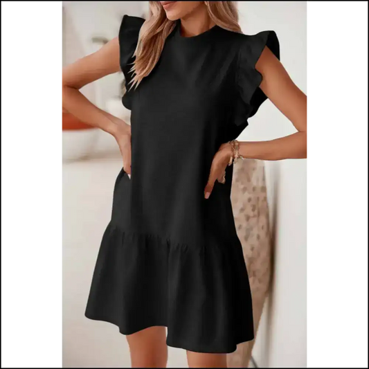 Ruffle Hem Mini Dress: so Soft It’s Practically Illegal! 😈 Needful Things - Short Dresses
