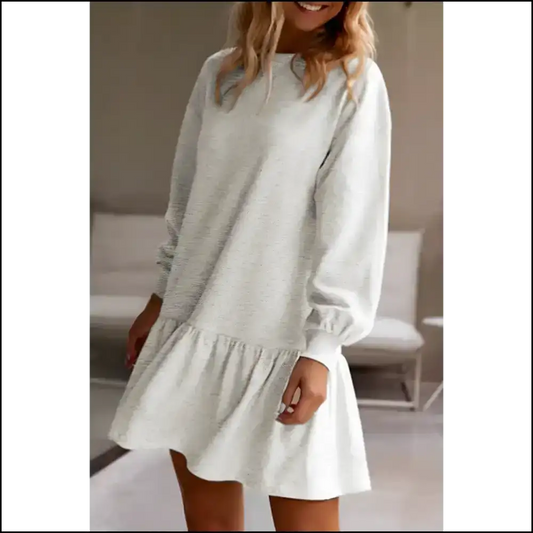 Ruffle Hem Riot: Needful Things Chic White Dress! 😈 / Xs Short Dresses