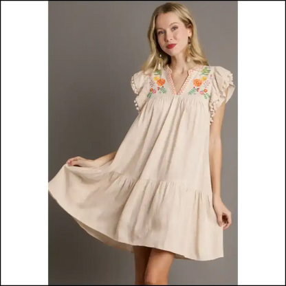 Jet Stream Linen: Dress Like you Own the Place 😈 Needful Things Short Dresses