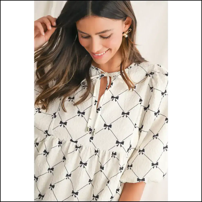 Chic White Bow Dress: Broke but Boujee 🎀 Needful Things Short Dresses