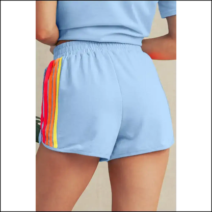 Beau Blue Shorts: High Waist Active! 💙🤣 Needful Things Shorts