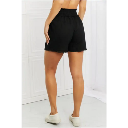 Zenana Seaside Linen Shorts for Women