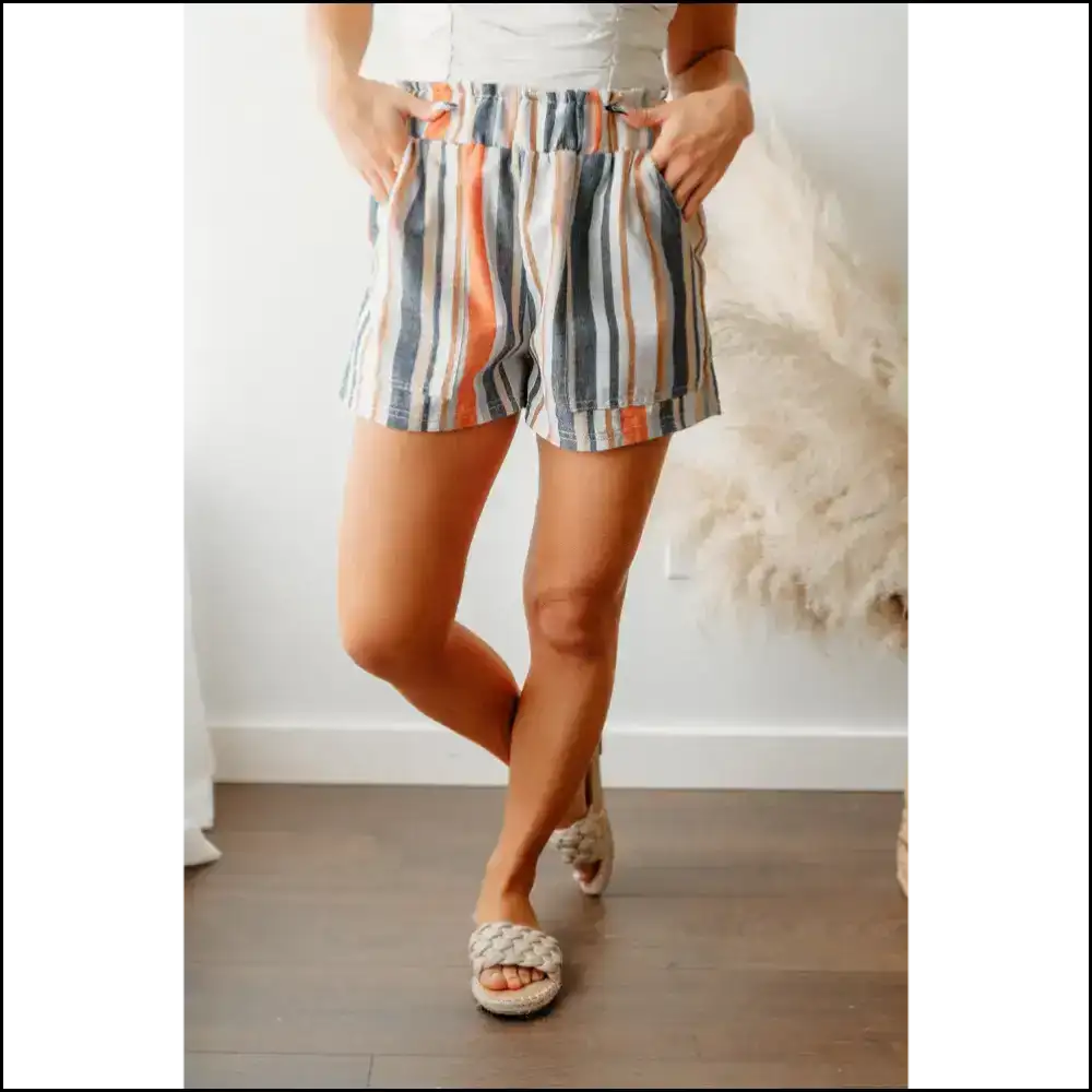 Vintage Washed Striped Shorts: Leg Freedom! 😎 Needful Things - Shorts