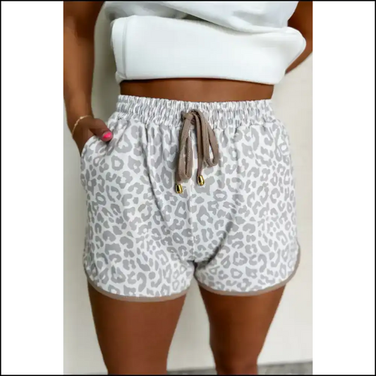 White Leopard Chic Shorts: so Comfy It’s Criminal! 🐆 Needful Things / s Shorts