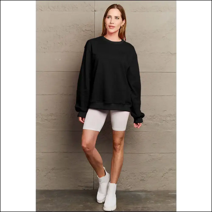 Simply Love Full Size if I’m too Much Sweatshirt - Sweatshirts & Hoodies