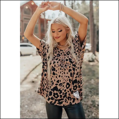 Chic Brown Leopard: i Woke Up Like This. 🐆 Needful Things - t Shirts