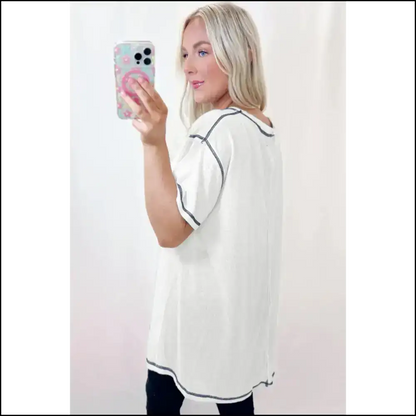 Needful Things: Chic White Tee Effortlessly Fab 💁‍♀️ t Shirts