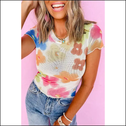 Floral Lettuce Trim: so Hot it Hurts 🔥 Needful Things - Multicolour / s - t Shirts