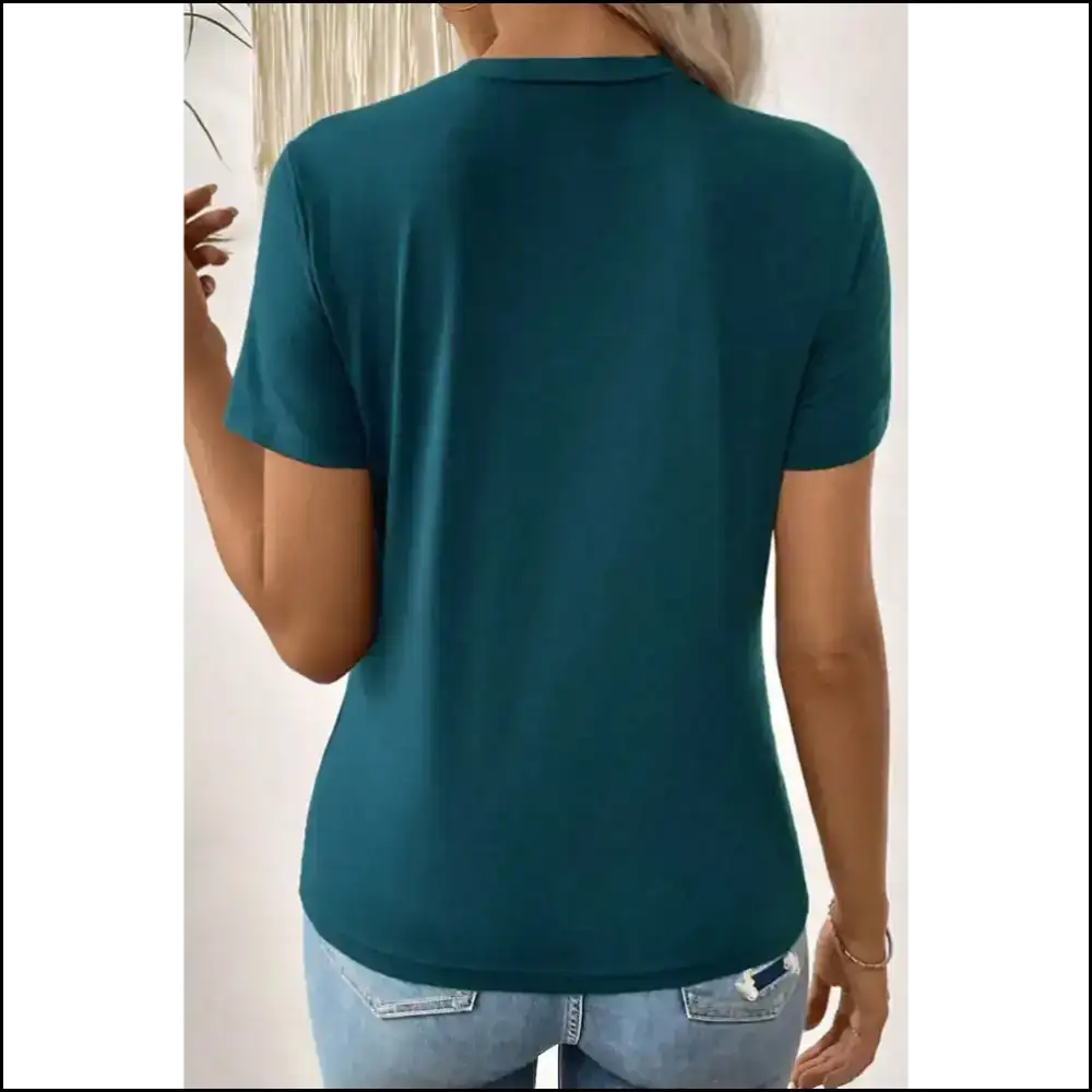 Blue Sapphire Round Neck Tee: Finally a Shirt that Matches my Existential Dread! Needful Things. 💙💀 - t Shirts
