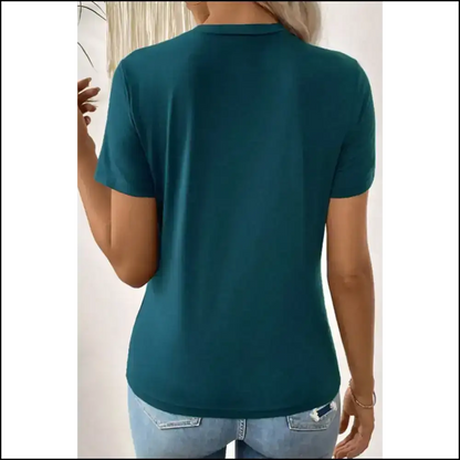 Blue Sapphire Round Neck Tee: Finally a Shirt that Matches my Existential Dread! Needful Things. 💙💀 - t Shirts