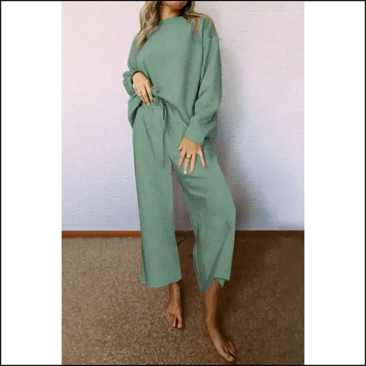 Grass Green Pants Set: from Couch Potato to Insta Baddie 🐸 Needful Things Two Piece Sets