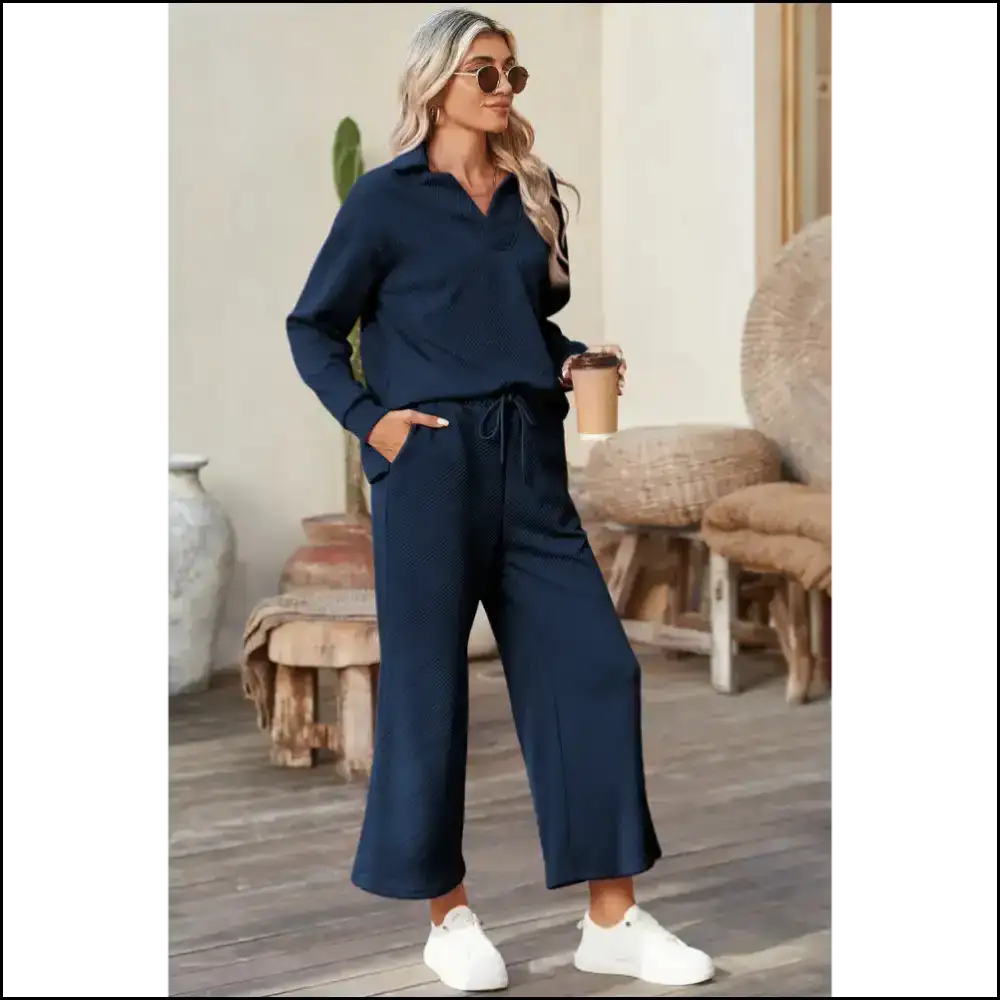 Chic Black Pants Set: Because Adulting is Hard 👑 Wide Leg for the Win! Needful Things Two Piece Sets