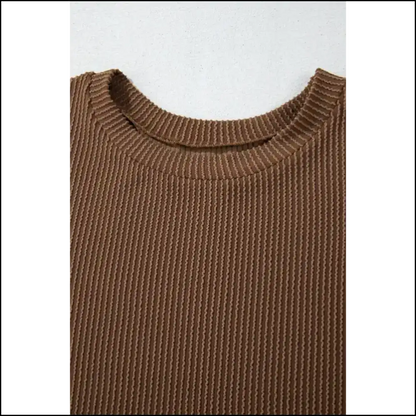 Chestnut Corded Cutie: Netflix and Chill 🌰 Needful Things Two Piece Shorts Sets