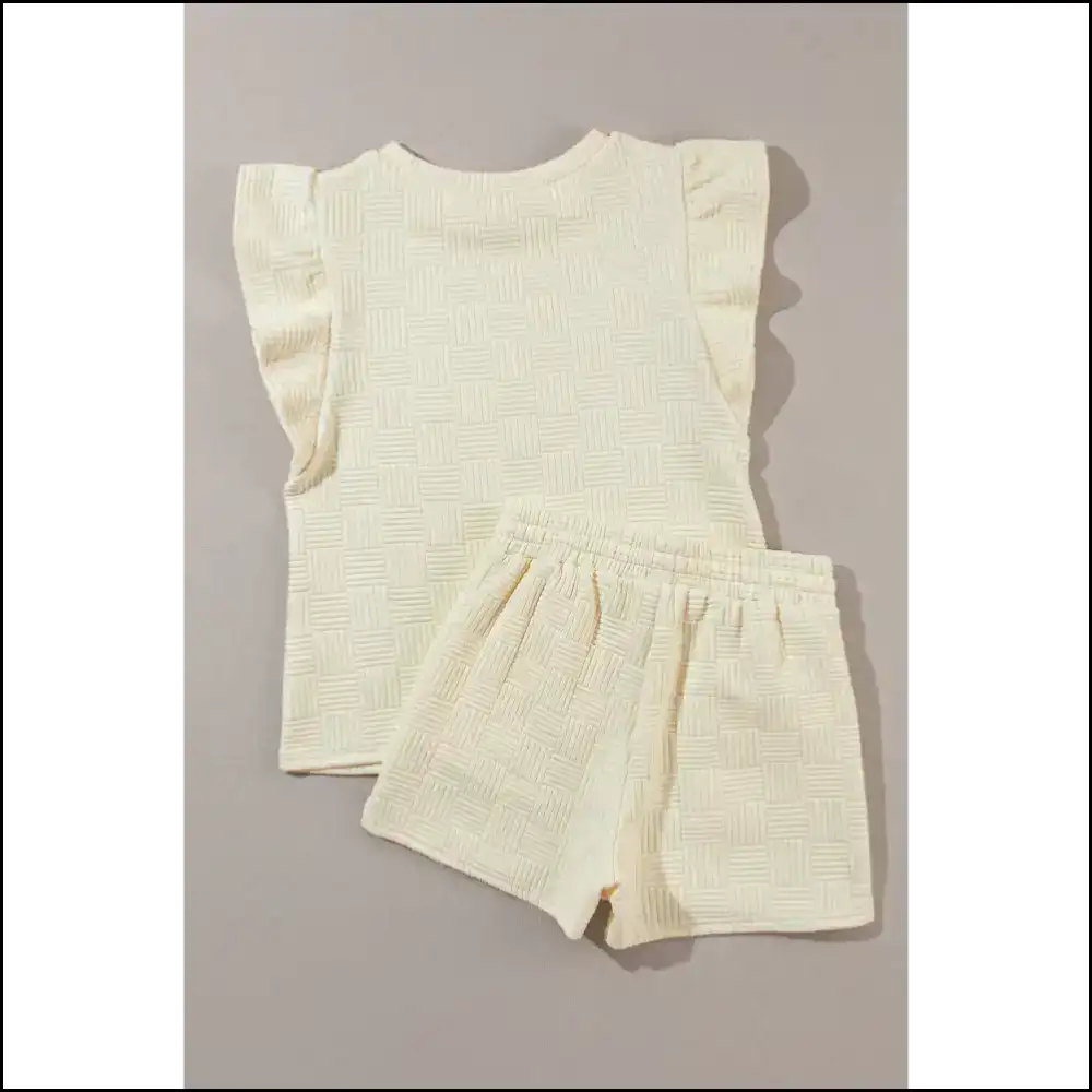 Ruffle Sleeve Tee & Shorts: Slay Queen 👑 (needful Things) Two Piece Shorts Sets