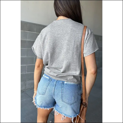 Needful Things: Usa Letter Patch Tee - Fashionably Late 😜 - t Shirts on Sale Worldwide Shipping