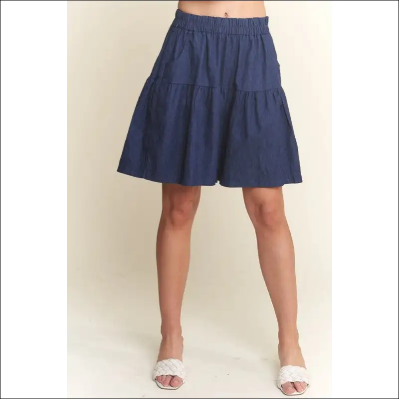Adora Wide Leg Denim Shorts - your Go-to Summer Chic! - on Sale Worldwide Shipping