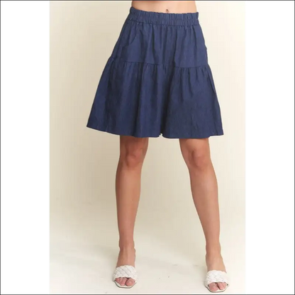 Adora Wide Leg Denim Shorts - your Go-to Summer Chic! - on Sale Worldwide Shipping