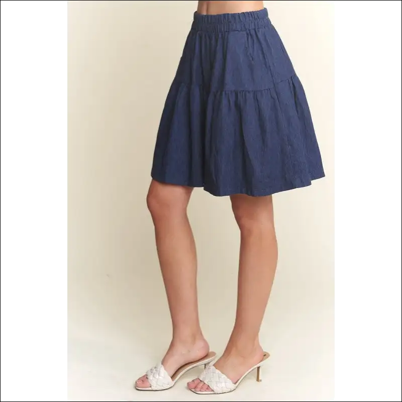 Adora Wide Leg Denim Shorts - your Go-to Summer Chic! - on Sale Worldwide Shipping