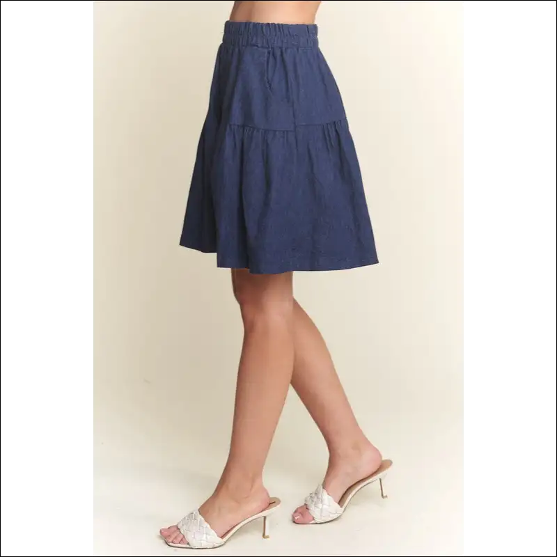 Adora Wide Leg Denim Shorts - your Go-to Summer Chic! - on Sale Worldwide Shipping