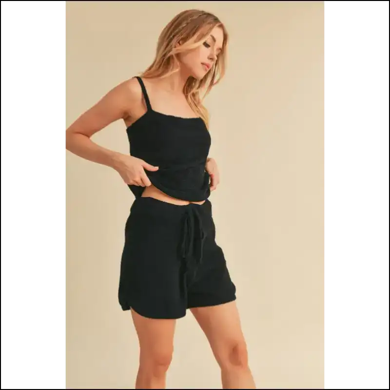 Aemi + co Square Neck Cropped Cami - Tank Tops on Sale Worldwide Shipping