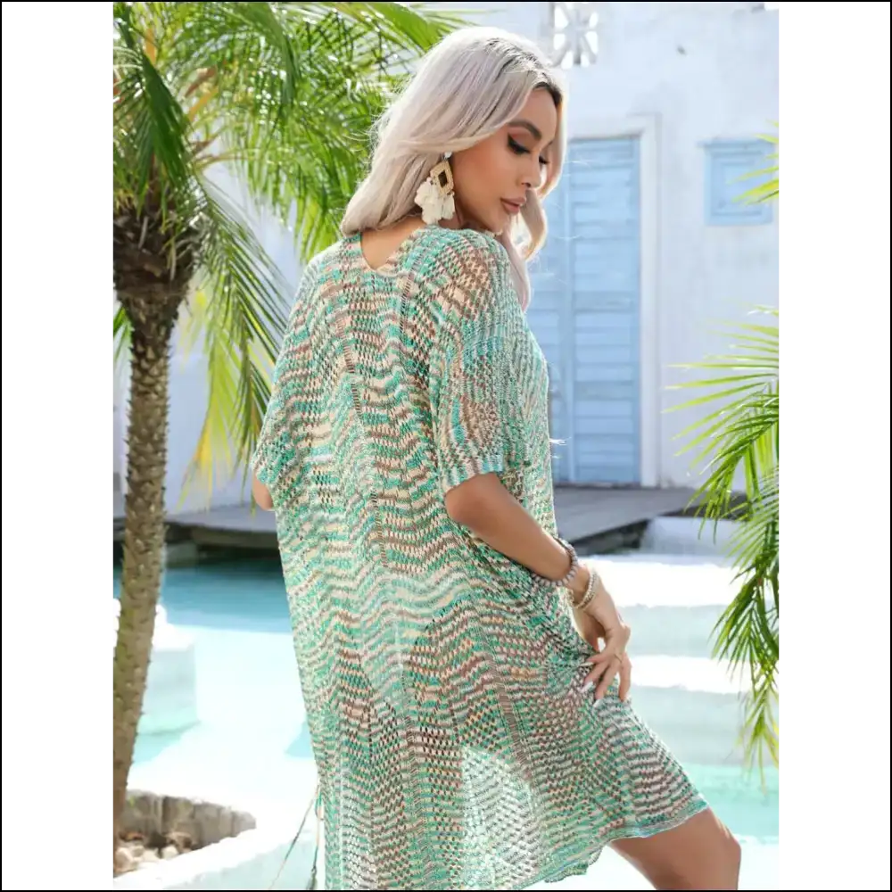 Angel Wings Multicolored Tassel Cover-up - Cover-ups Swimwear on Sale Worldwide Shipping