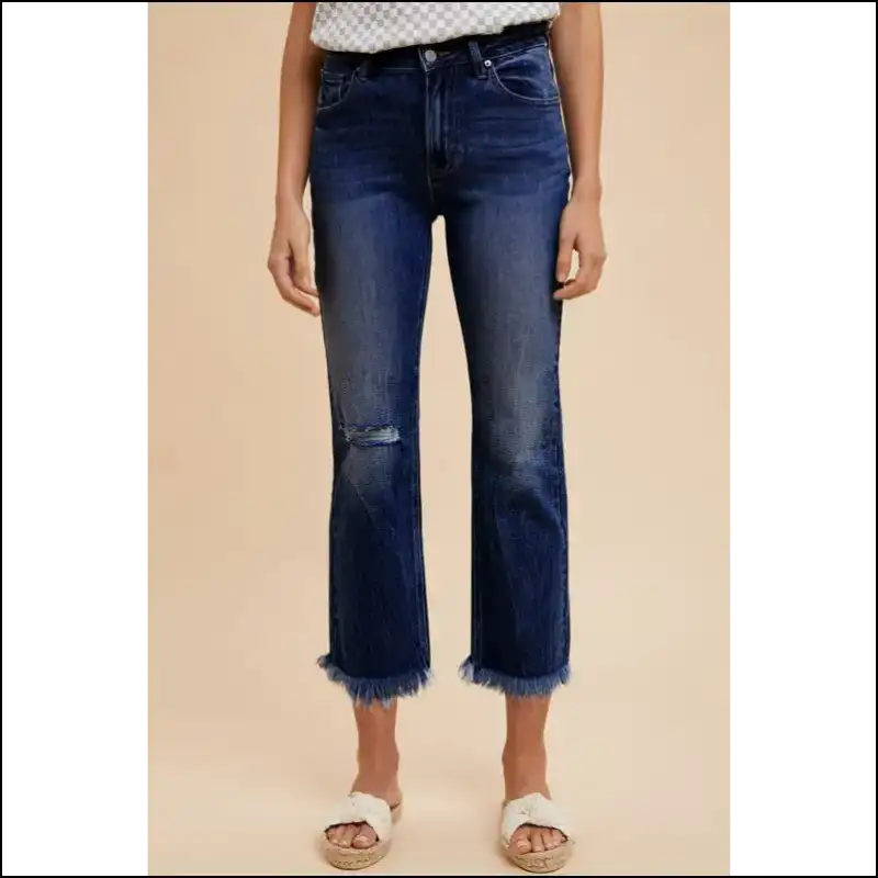 Annie Wear Distressed Jeans: Because your Legs Deserve a Fashionable Exit! - Jeans on Sale Worldwide Shipping