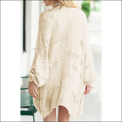 Apricot Hollowed Knit: Cardigan Confidence 🍑 Needful Things - Cardigans on Sale Worldwide Shipping