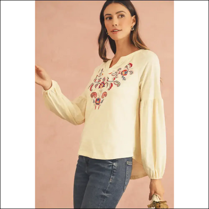 Apricot Paisley Floral: Finally a Blouse that Gets you 💀 Needful Things - Blouses on Sale Worldwide Shipping