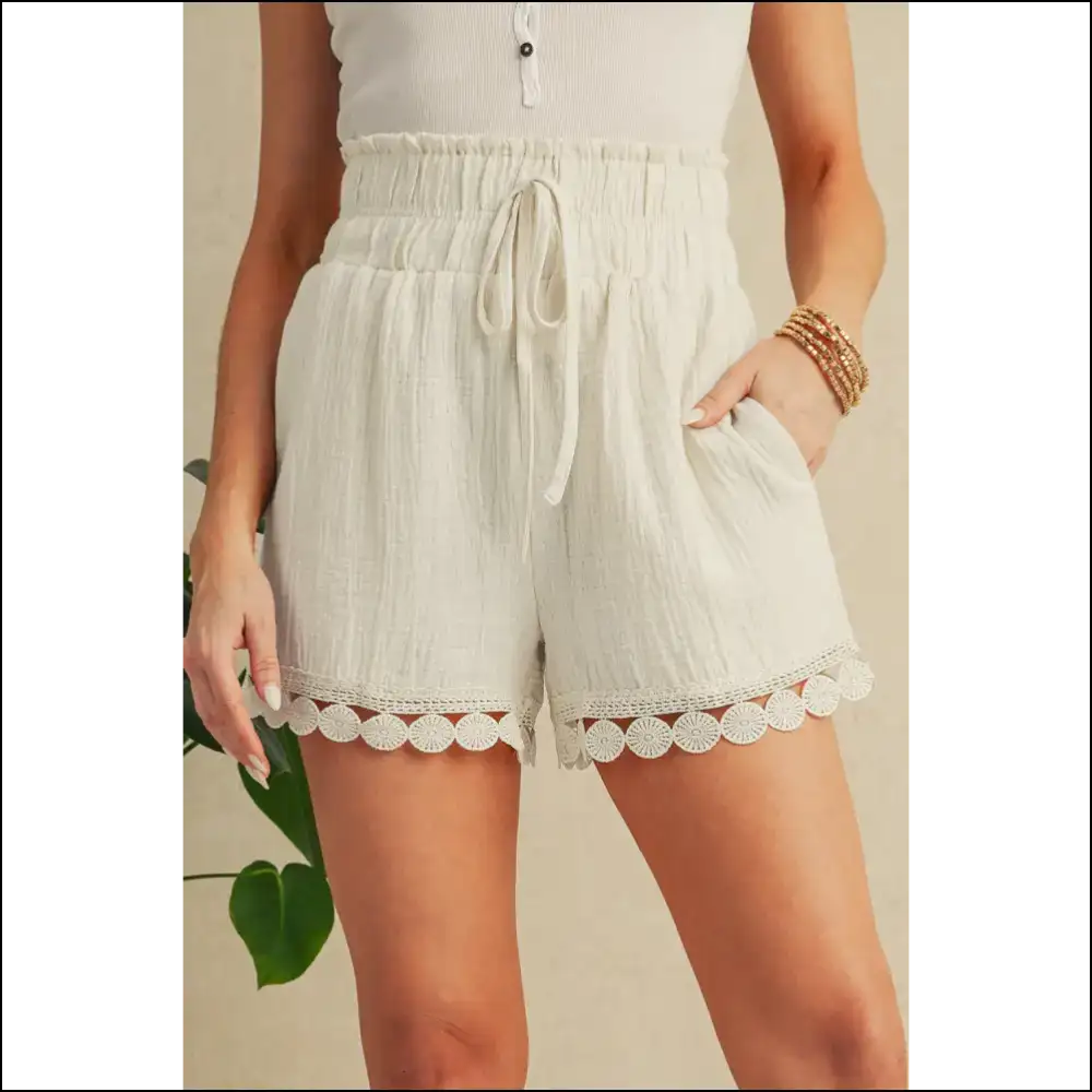 Apricot Textured Shorts: Prepare for Maximum Sass! 🍑 Needful Things - s - Shorts on Sale Worldwide Shipping