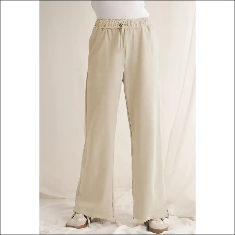 Apricot Wide Leg Pants: Pants so Good Theyre Almost Legal 🍑 - s - on Sale Worldwide Shipping